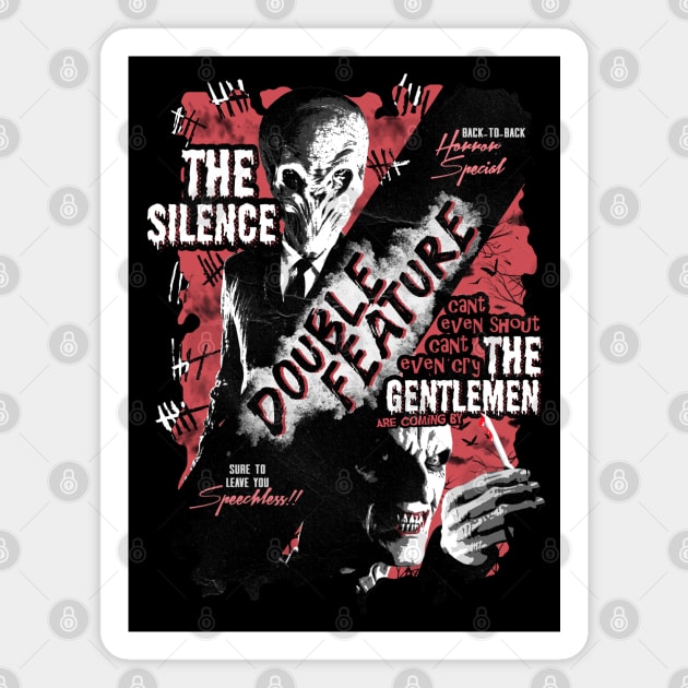 the silence and the gentlemen double horror feature Magnet by Afire